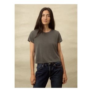 NWT Buck Mason Pima Cropped Slim Crew - XS